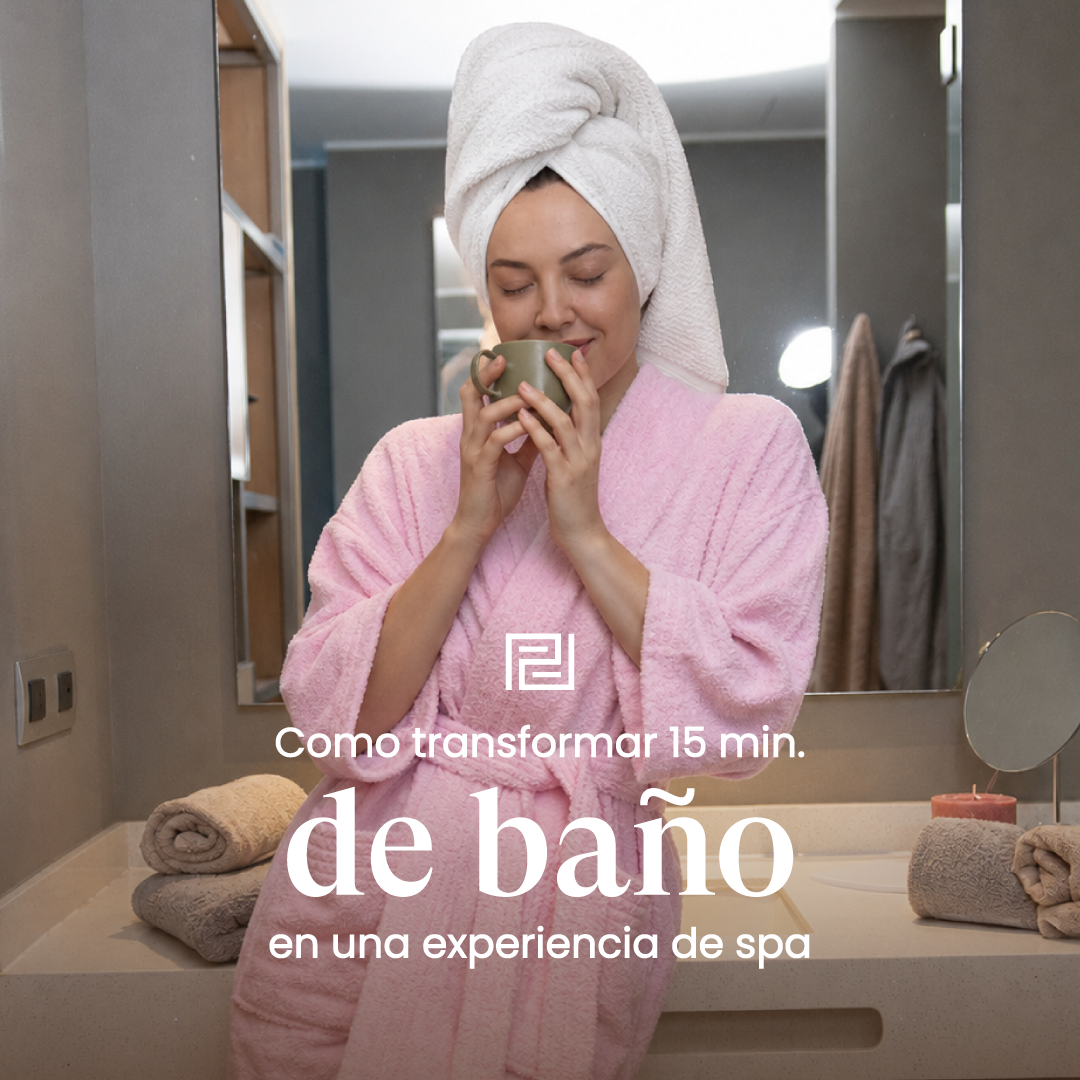Cómo transformar 15 minutos de baño en una experiencia de spa