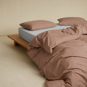 Set de Funda Duvet 415 Hilos Percal 100% Algodón Pima | Cocoa