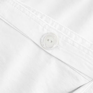 Set de Funda Duvet 415 Hilos Percal 100% Algodón Pima | Blanco
