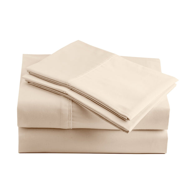 Sábanas 415 Hilos Percal 100% Algodón Pima | Crema