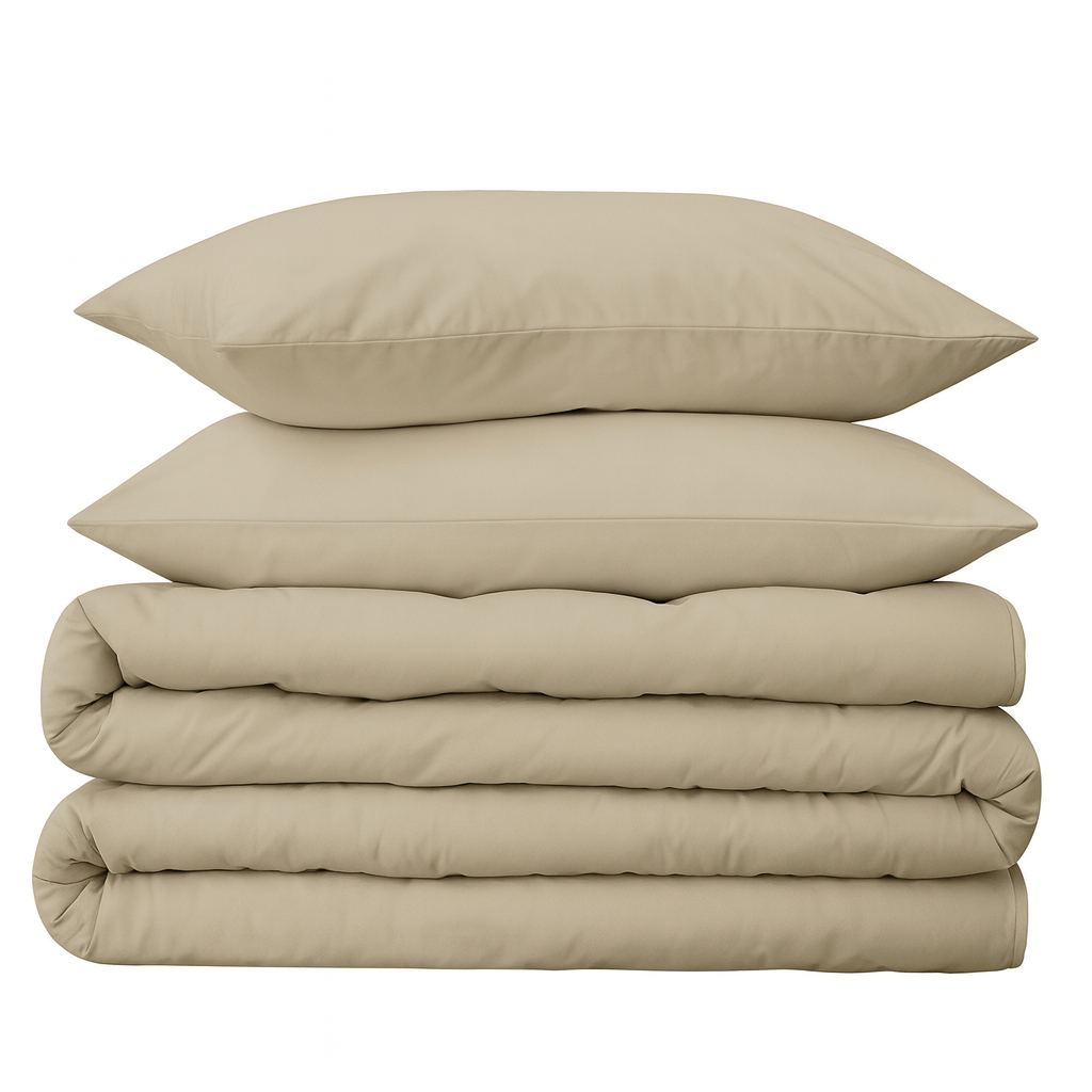 Set de Funda Duvet 285 Hilos Percal 100% Algodón Pima | Anís