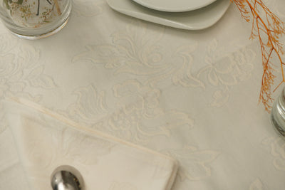 Mantel Rectangular Mediano Jacquard | Polialgodón