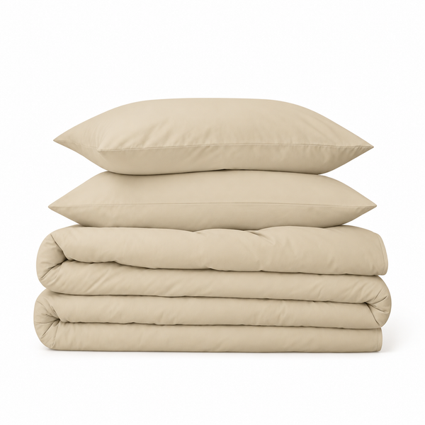 Set de Funda Duvet 415 Hilos Percal 100% Algodón Pima | Anís