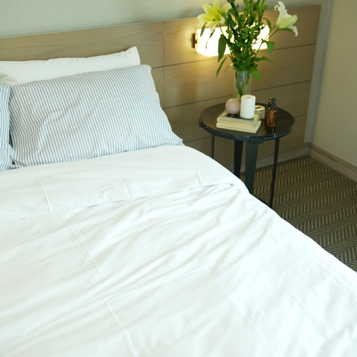 Pack Sábana + Funda Duvet | Queen | 415 Hilos Percal