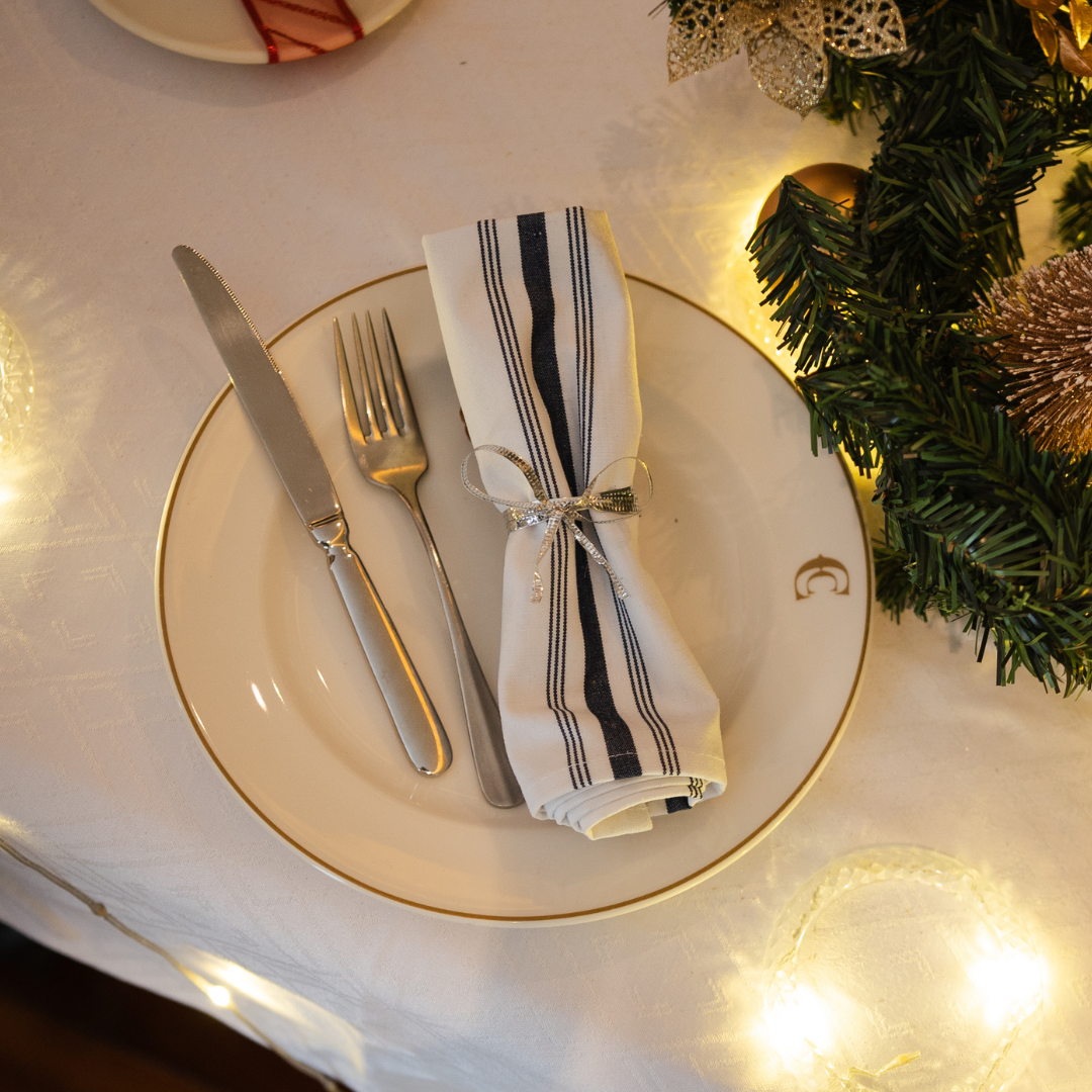 Set de 8 servilletas Poliester | Provence Bleu