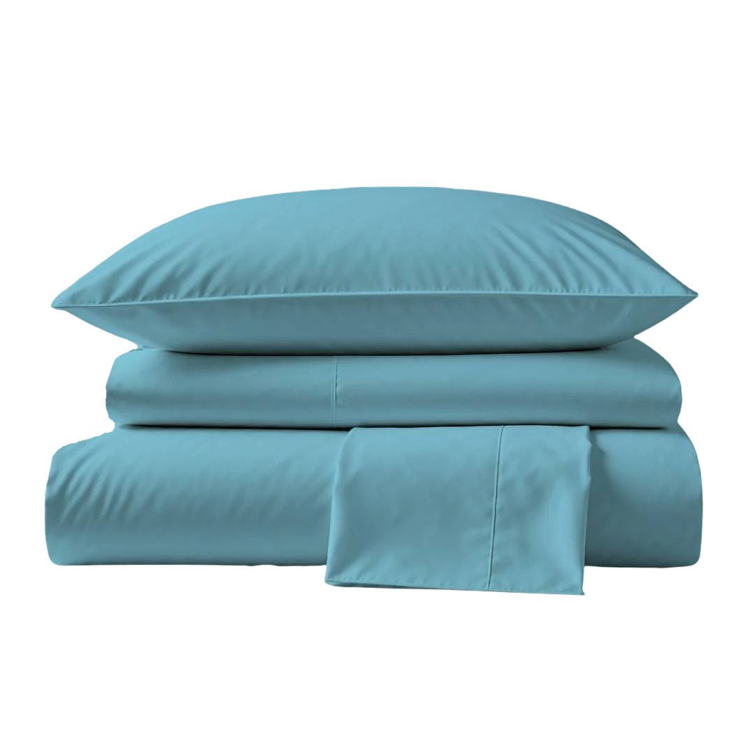 Sábanas 415 Hilos Percal 100% Algodón Pima | Light Denim