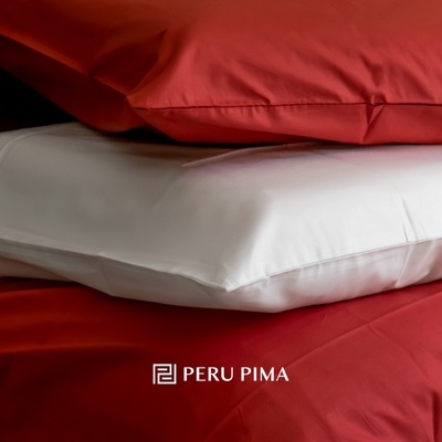 Fundas de Almohada 415 Hilos Percal 100% Algodón Pima | Ciruela