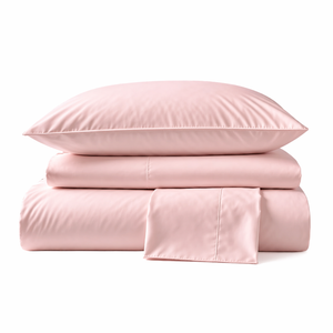 Sábanas 415 Hilos Percal 100% Algodón Pima | Rosa Pastel