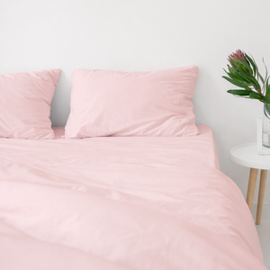 Sábanas 415 Hilos Percal 100% Algodón Pima | Rosa Pastel