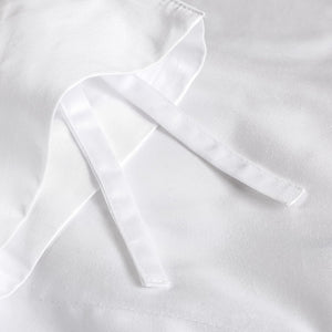 Set de Funda Duvet 250 Hilos Percal 100% Algodón Pima | Blanco