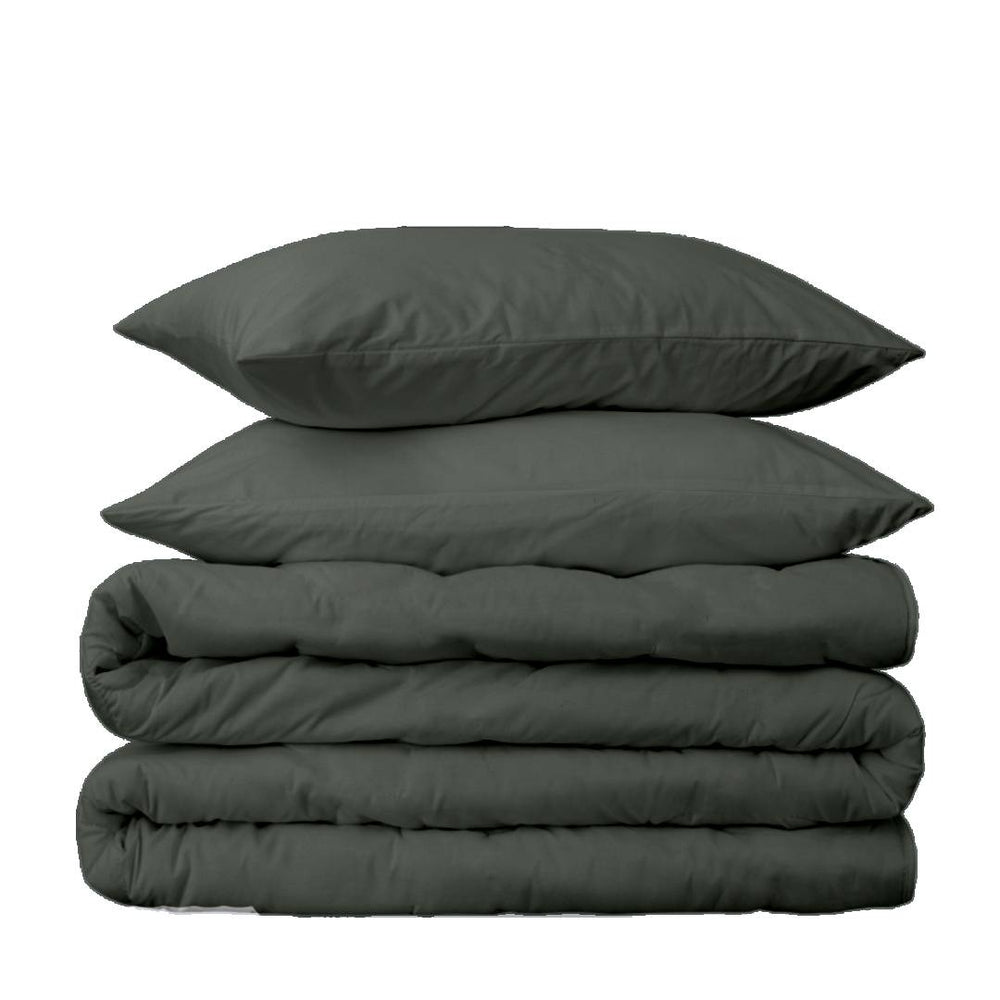 Set de Funda Duvet 415 Hilos Percal 100% Algodón Pima | Sombra