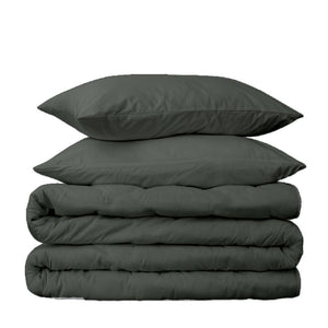 Set de Funda Duvet 415 Hilos Percal 100% Algodón Pima | Sombra