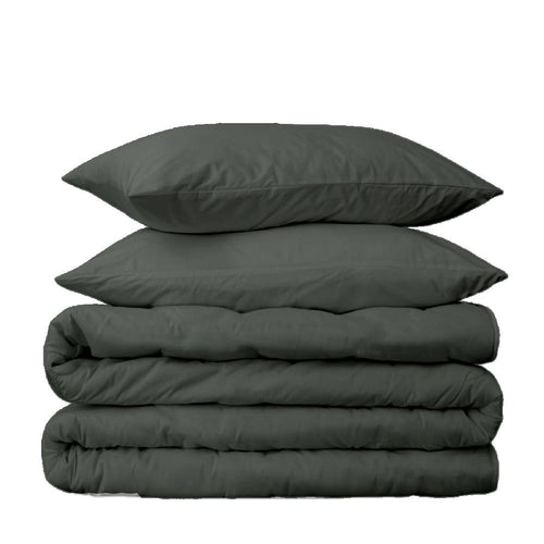 Set de Funda Duvet 415 Hilos Percal 100% Algodón Pima | Sombra