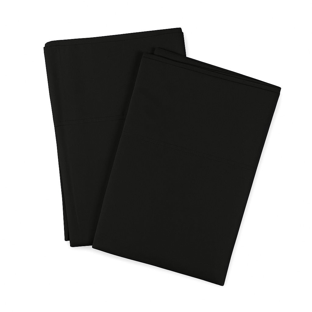 Fundas de Almohada 285 Hilos Percal 100% Algodón Pima | Gris Oscuro