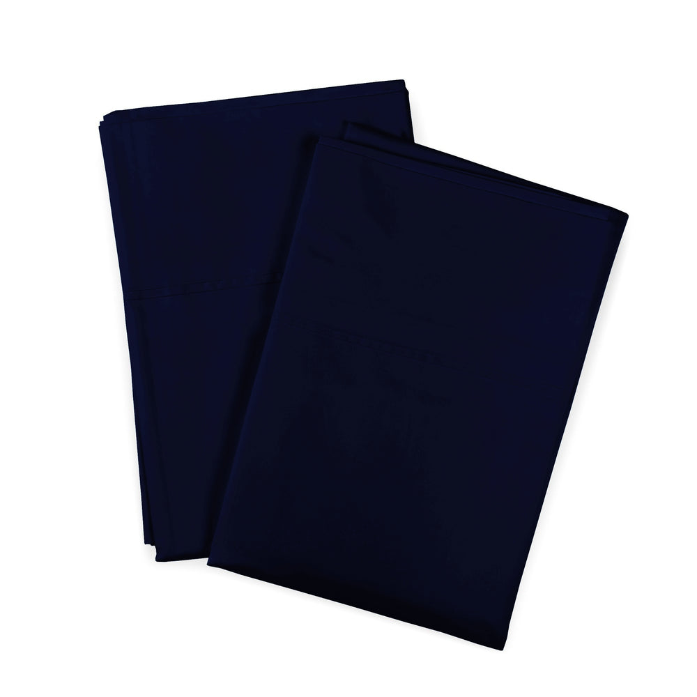 Fundas de Almohada 285 Hilos Percal 100% Algodón Pima | Azul Marino