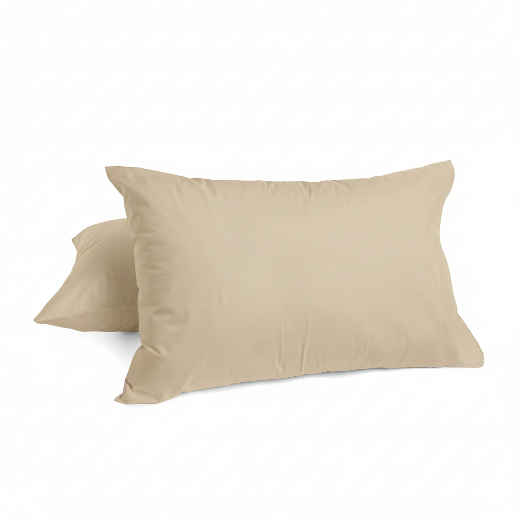 Fundas de Almohada 600 Hilos Satén 100% Algodón Pima | Anís