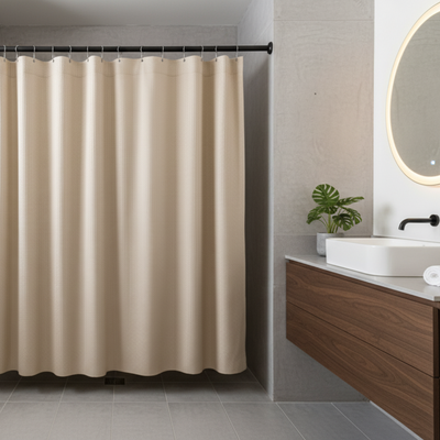 Cortinas de Ducha en Waffle 100% Bambú