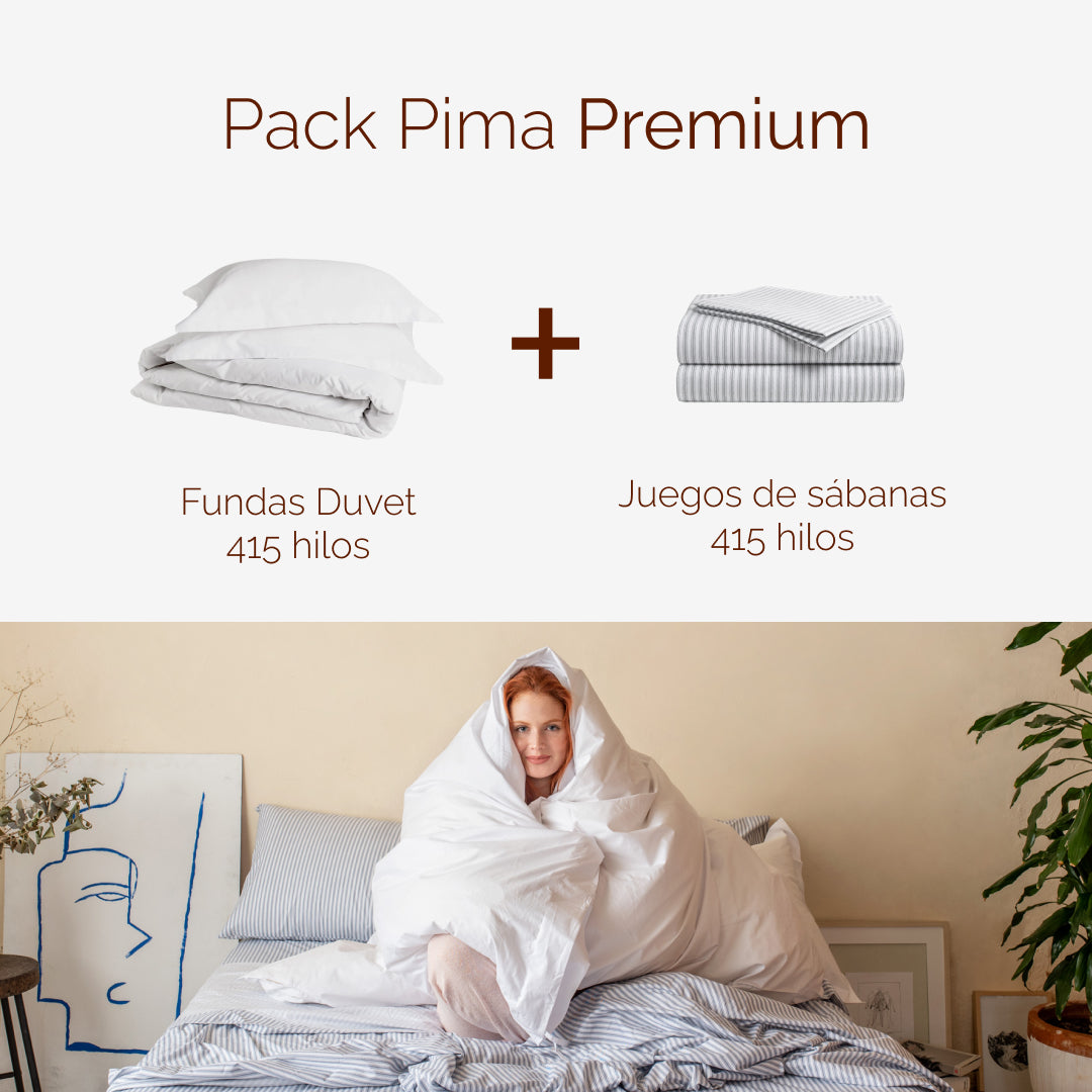 Pack Sábana + Funda Duvet | King | 415 Hilos Percal