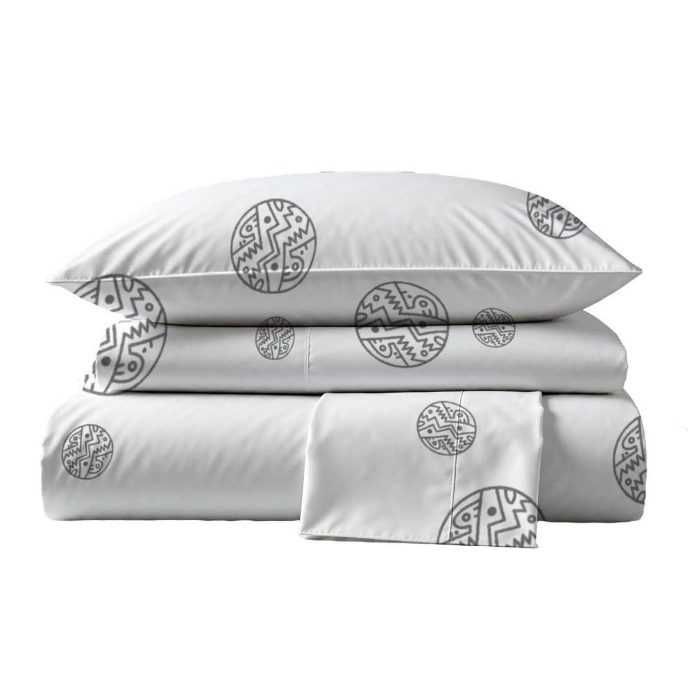 Sábanas 400 Hilos Satén 100% Algodón Pima | Inti Gris Colección I.U.