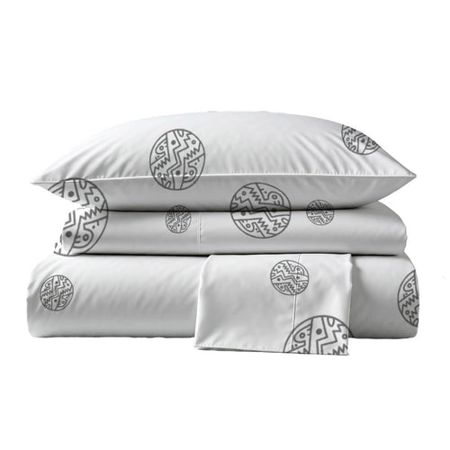 Sábanas 400 Hilos Satén 100% Algodón Pima | Inti Gris Colección I.U.