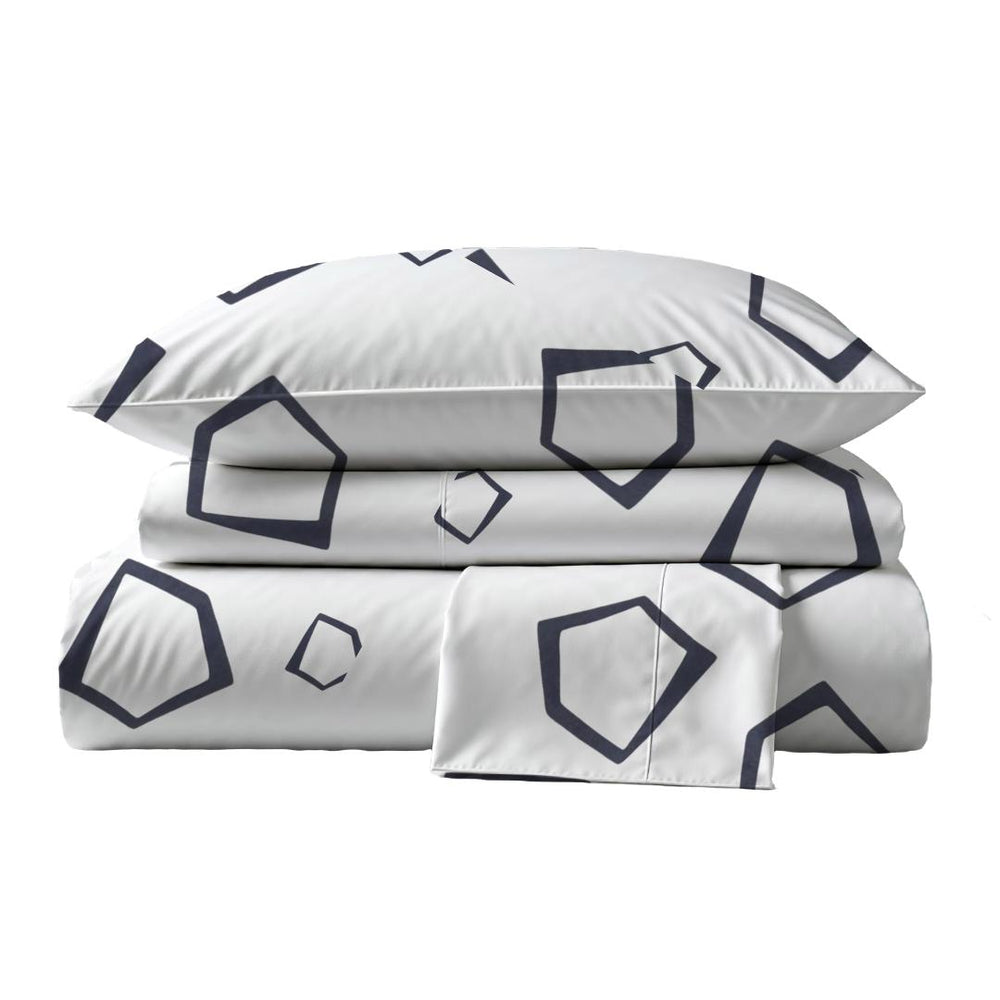 Sábanas 400 Hilos Satén 100% Algodón Pima | Phuyu Azul Colección I.U.