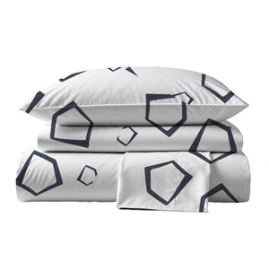 Sábanas 400 Hilos Satén 100% Algodón Pima | Phuyu Azul Colección I.U.