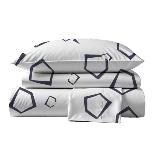 Sábanas 400 Hilos Satén 100% Algodón Pima | Phuyu Azul Colección I.U.