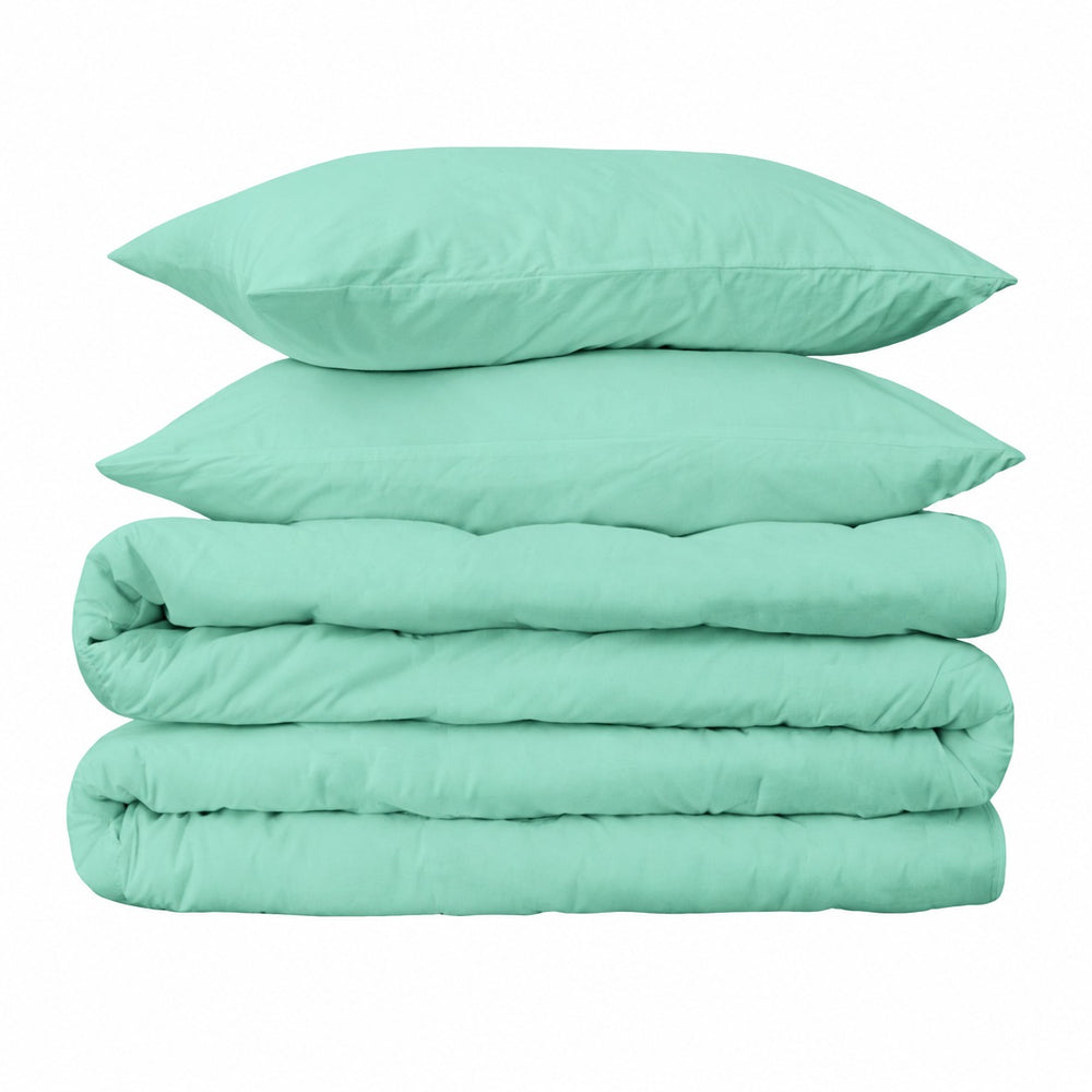 Set de Funda Duvet 400 Hilos Satén 100% Algodón Pima | Esmeralda