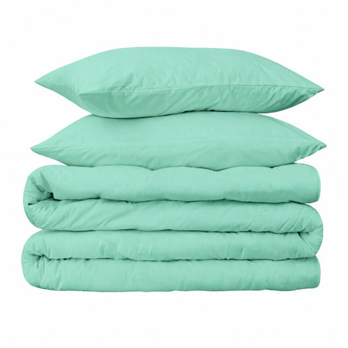 Set de Funda Duvet 400 Hilos Satén 100% Algodón Pima | Esmeralda