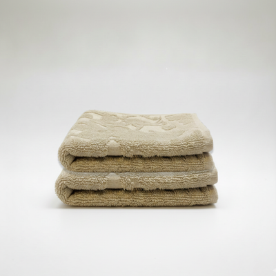 Set de Toallas de Visita Diseño Amapola 500 gr/m² | Peru Pima