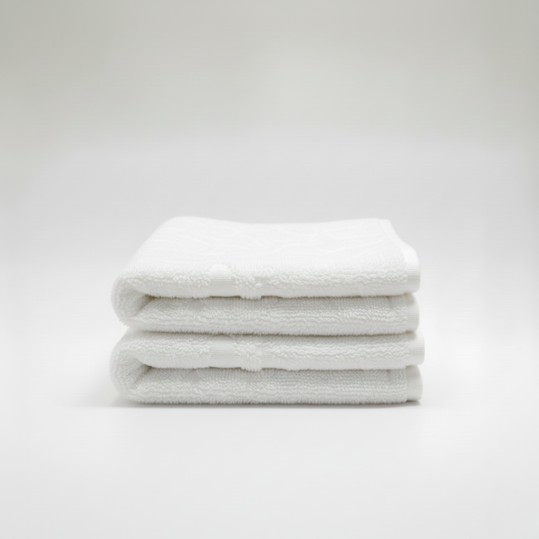 Set de Toallas de Visita Diseño Amapola 500 gr/m² | Peru Pima