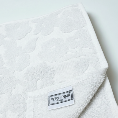 Set de Toallas de Visita Diseño Amapola 500 gr/m² | Peru Pima