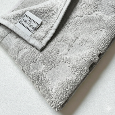 Set de Toallas de Visita Diseño Amapola 500 gr/m² | Peru Pima