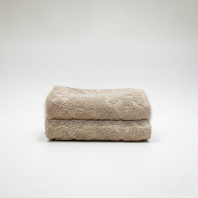 Set de Toallas de Visita Diseño Floral 500 gr/m² | Peru Pima