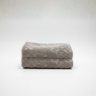 Set de Toallas de Visita Diseño Floral 500 gr/m² | Peru Pima