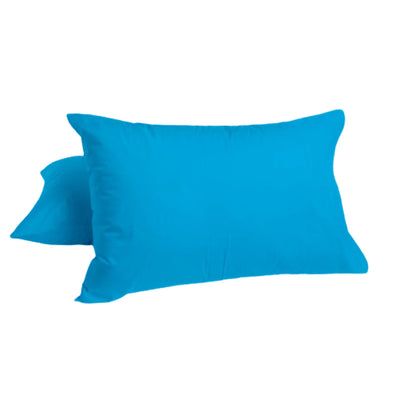 Fundas de Almohada 285 Hilos Percal 100% Algodón Pima | Turquesa