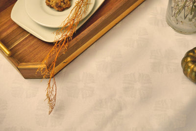Mantel Rectangular Mediano Jacquard | Polialgodón