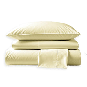Sábanas 415 Hilos Percal 100% Algodón Pima | Crema