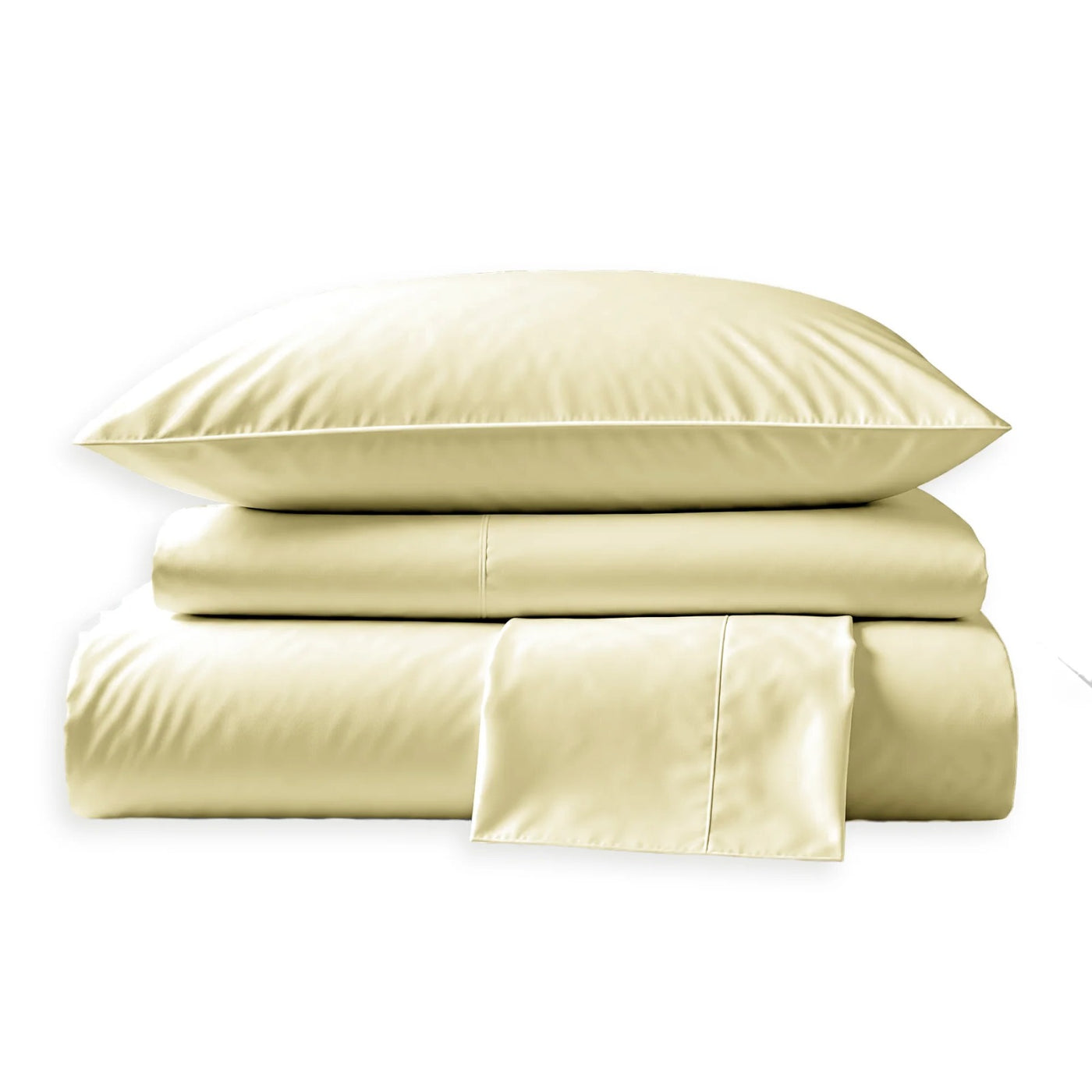 Sábanas 415 Hilos Percal 100% Algodón Pima | Crema