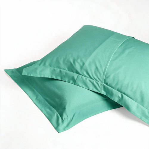 Set de Fundas Shams 400 Hilos Satén 100% Algodón Pima | Esmeralda