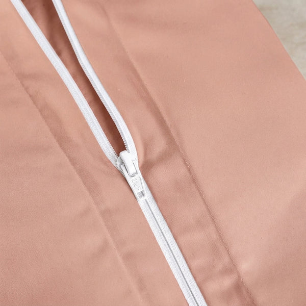 Set de Funda Duvet 415 Hilos Percal 100% Algodón Pima | Palo Rosa
