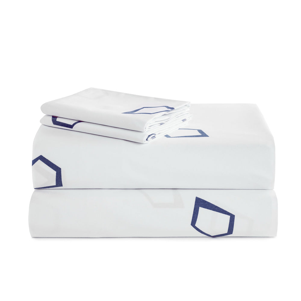 Sábanas 285 Hilos Percal 100% Algodón Pima | Phuyu Azul Colección I.U.